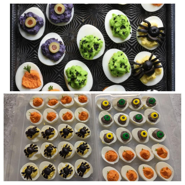 Halloween Deviled Eggs - Magazine 