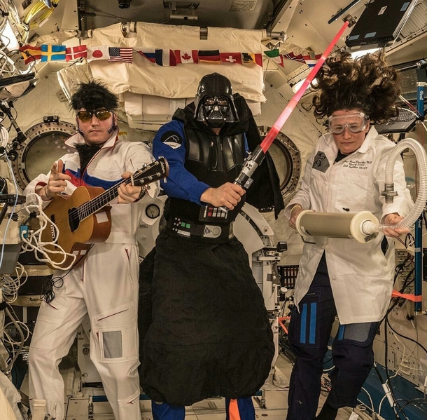 Halloween on the ISS