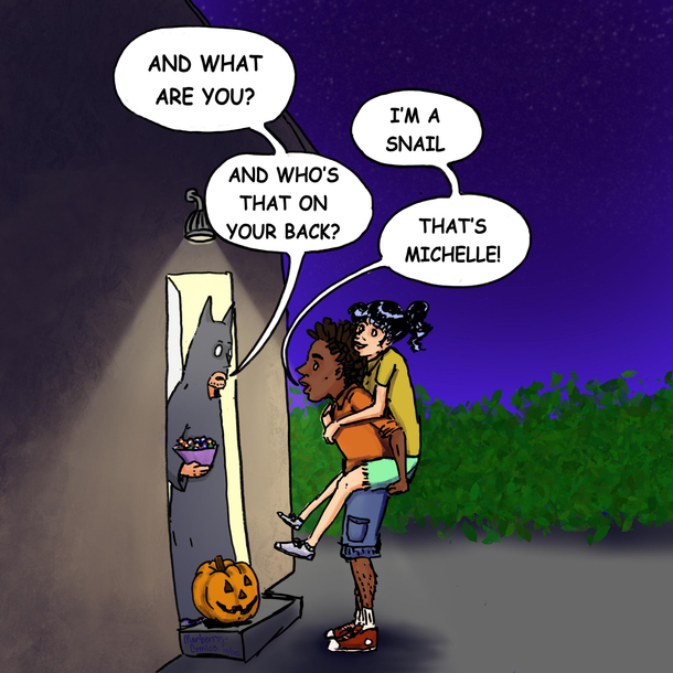 Halloween Snail
