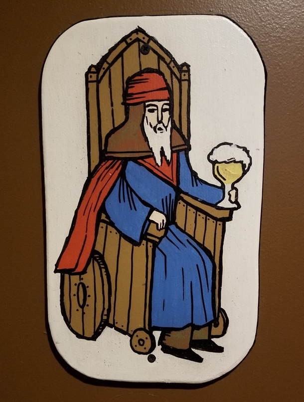 Handicapped bathroom sign at the local Belgian pub