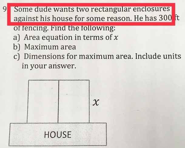 Hands down best first sentence of a math problem ever