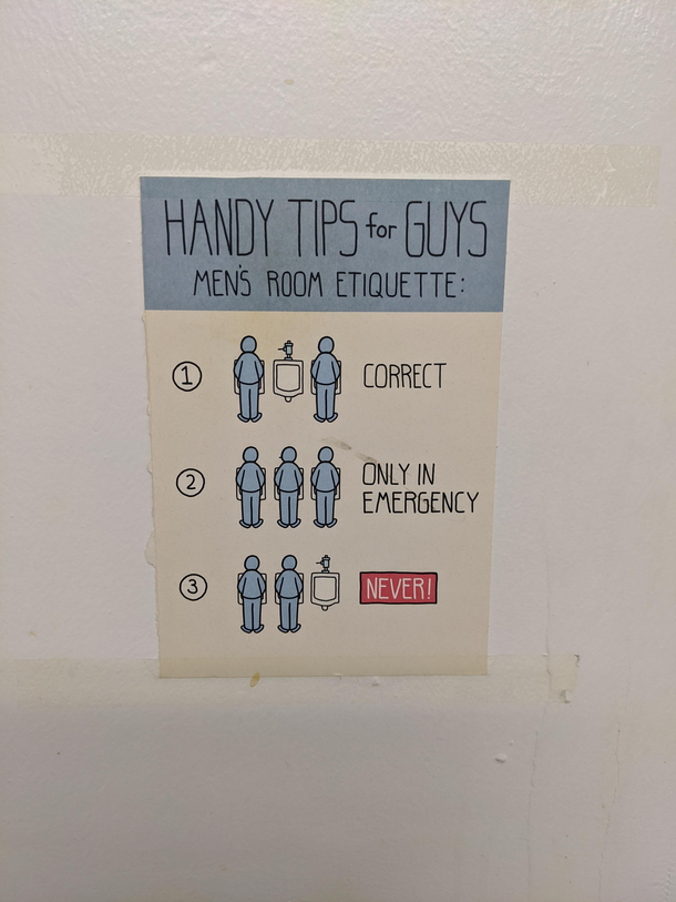 Handy tips for guys