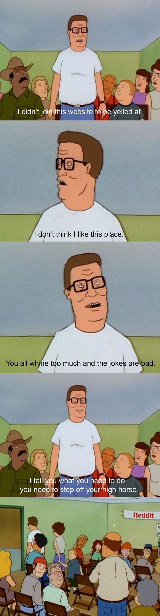 Hank Hill hits the nail right on the head