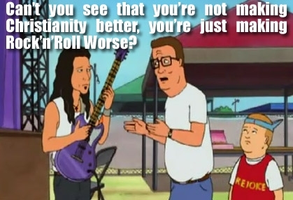 Hank Hill on Christian Rock