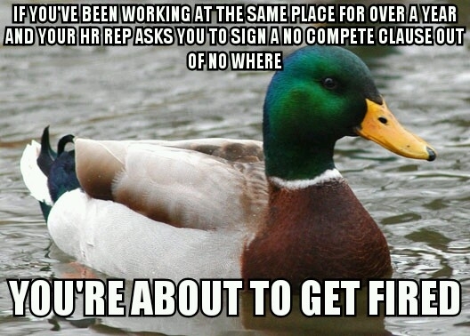 Happen to my whole department