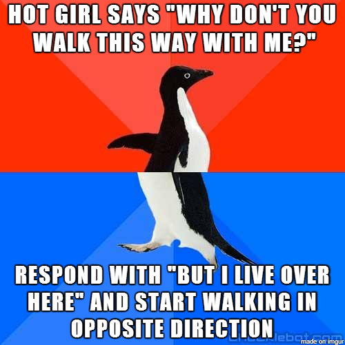 Happened after we got off the bus and got done chatting