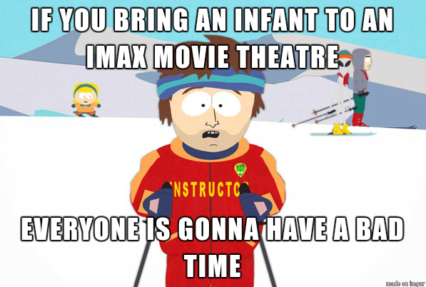 Happened last night during pacific rim Super awkward for everyone