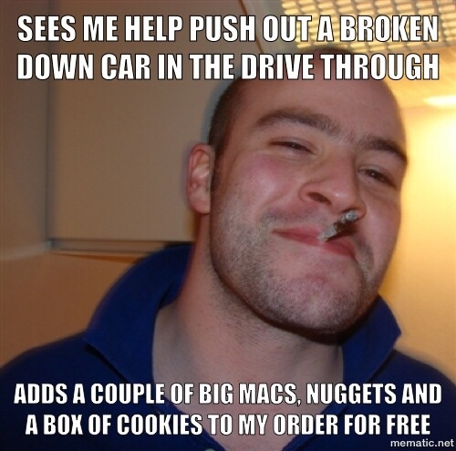 Happened to me at macdonalds last night didnt realise till I got home