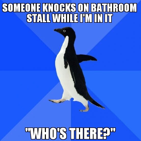 Happened to me at work the other day