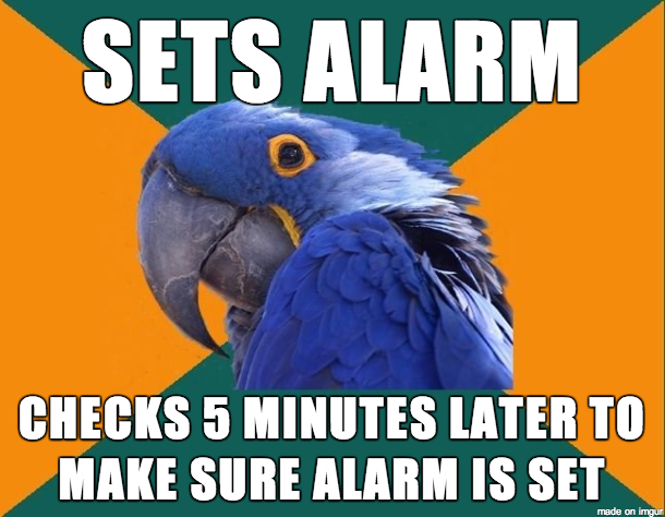 Happens every night at least  times