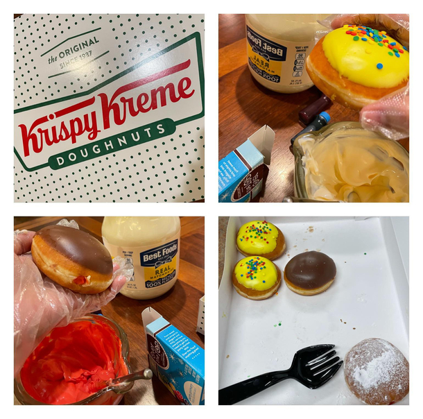 Happy April Fools Coworkers ate  Mayo donuts and no ones said anything yet