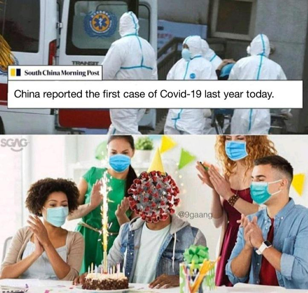 Happy Birthday Covid-