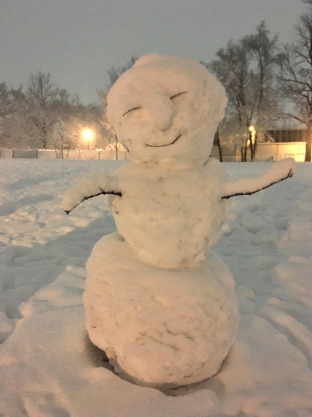 Happy snowman