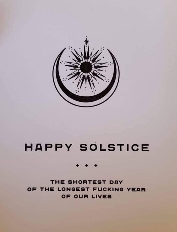 Happy Solstice again