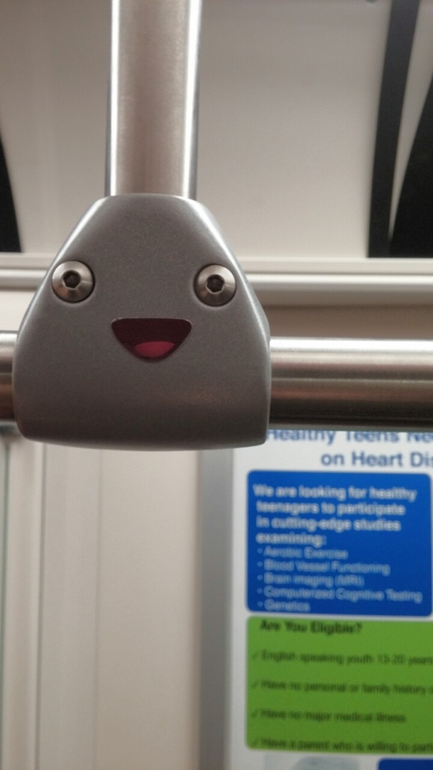Happy subway bar is happy