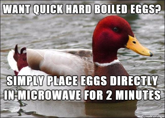 hard boiled eggs in  minutes