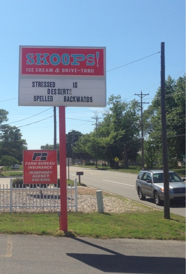 Hard to argue with the logic of my local ice cream shop