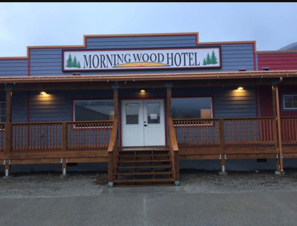 Have a good stay at the Morning Wood Hotel in Skagway Alaska Bar is pretty good too