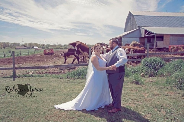 Have a wedding photo shoot on the farm they said It will be fun they said