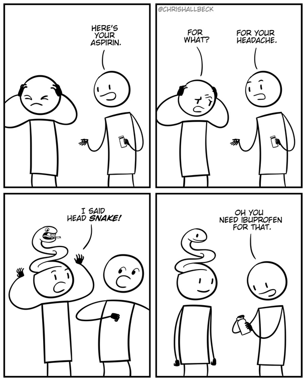 Have an aspirin