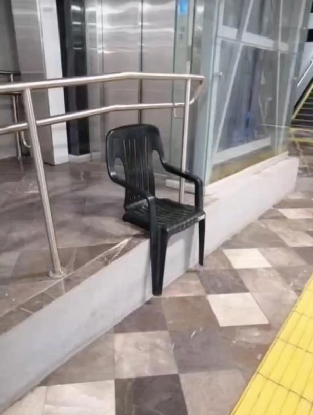 Have you ever seen a chair sitting