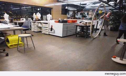 Have you ever wanted to be like a hamster at work
