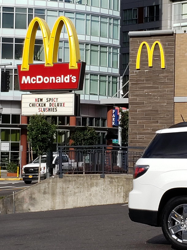 Have you tried the new McDonalds chicken slushies yet