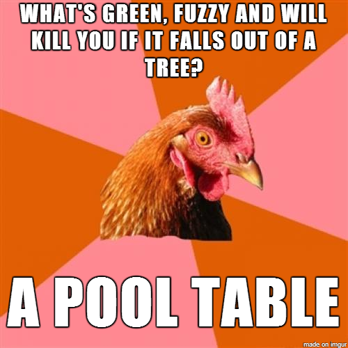 havent seen an anti-joke chicken in a while