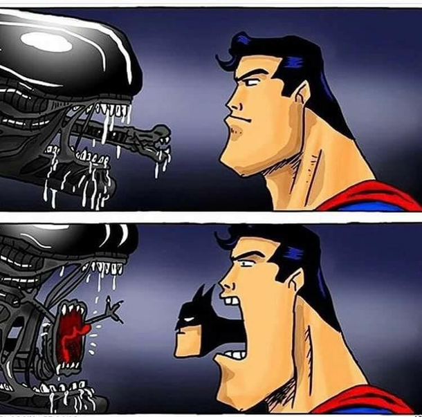 Having batman for a tongue would be scary