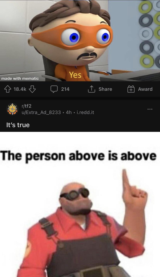 He agrees