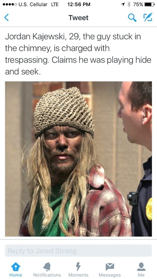 He had all night to think of an excuse