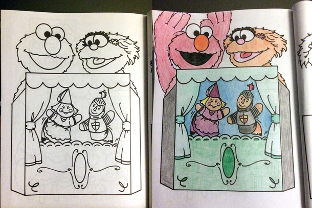 He impressed her with his new party trick xpost rcoloringcorruptions