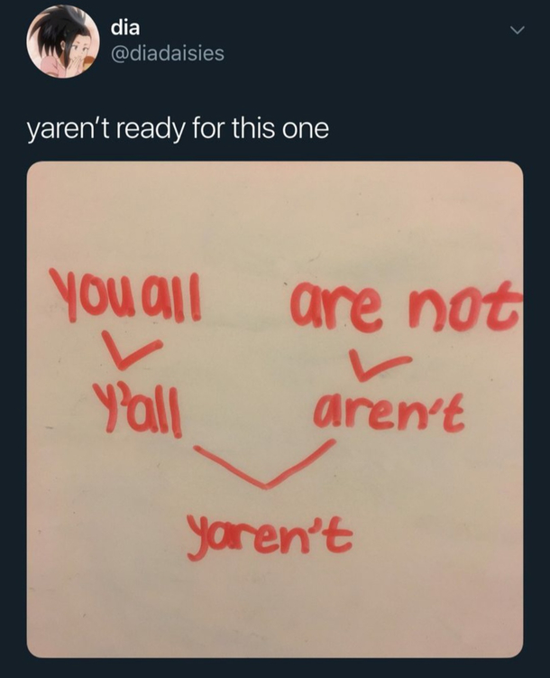 He is right