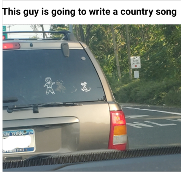 He kept the dog 