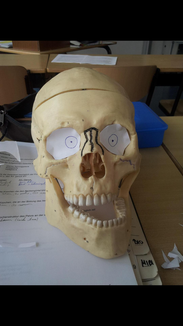 He looks so happy with eyes