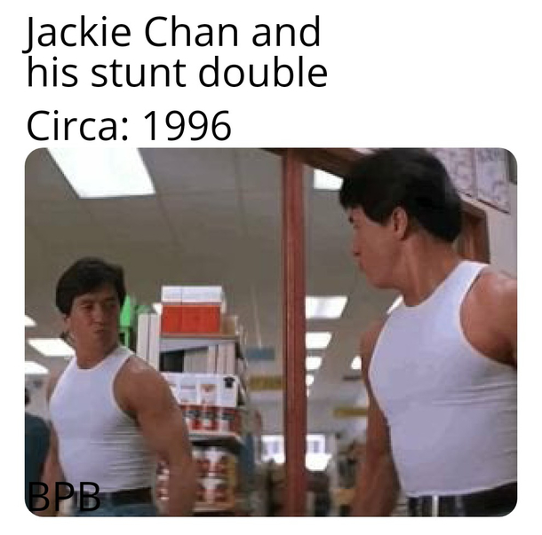 He looks uncanny