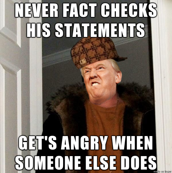 He may be the leader of our nation but he acts like a child
