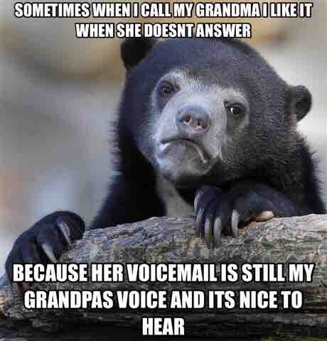 He passed away  years ago
