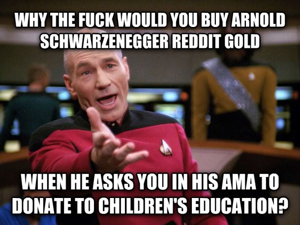 He probably doesnt even know what it is