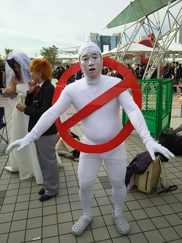 He said he was going to do a Ghostbusters cosplay Didnt expect this