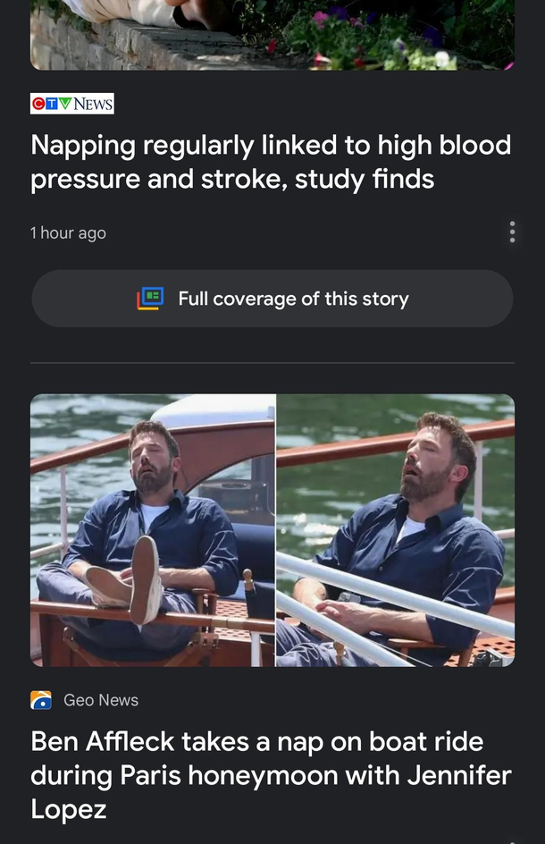 He should have read the article above his