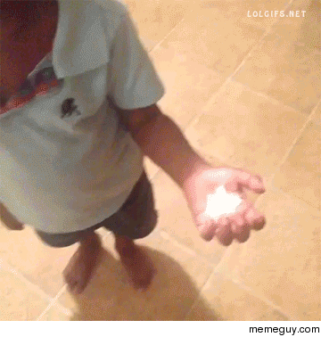 He used the wrong hand