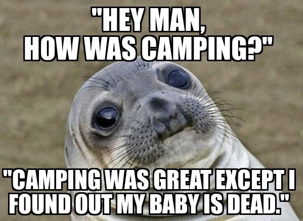 He was completely serious too
