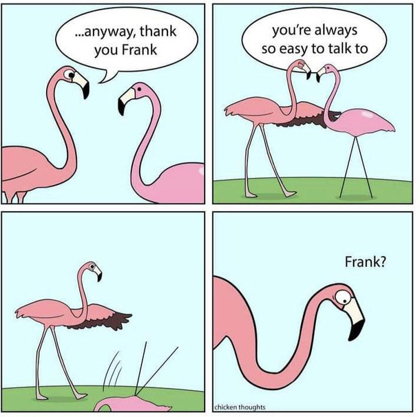 He was speechless