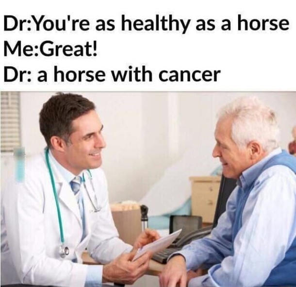 Healthy as a horse
