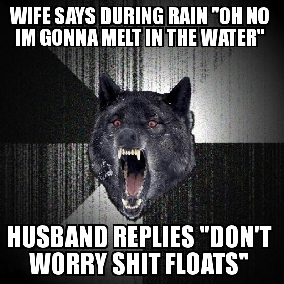 Heard this today at the lake when it started raining