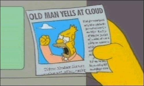 Hearing my dad yell about his online backup