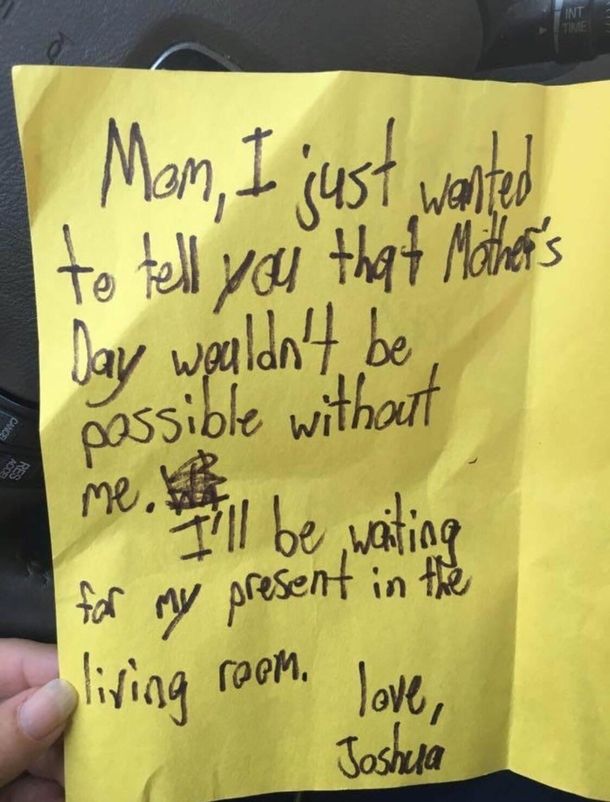 Heart warming mothers day message from a child to his mother