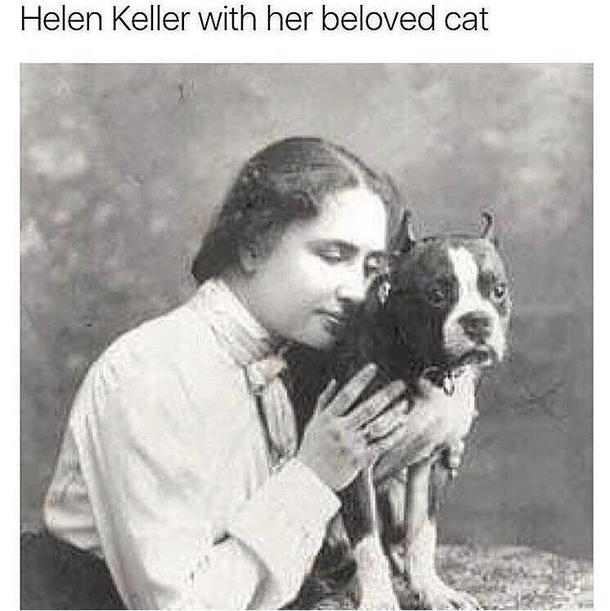 Helen Kellers cat