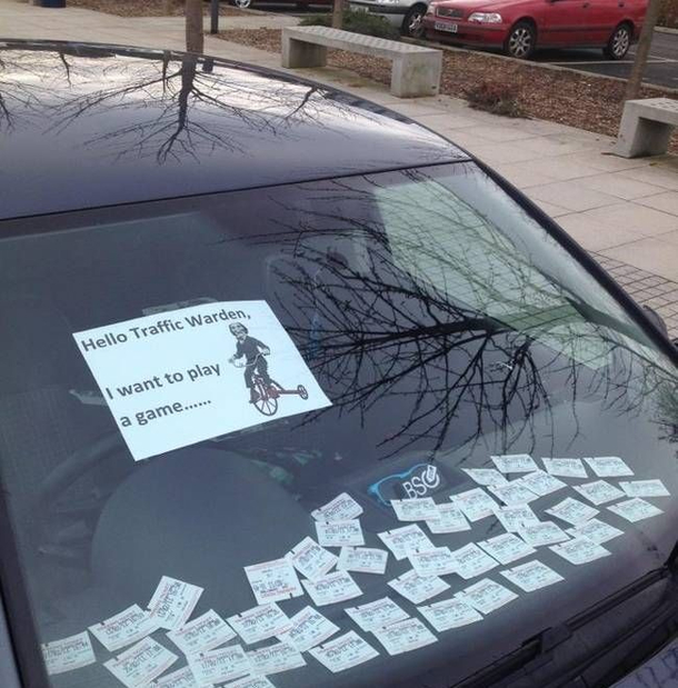 Hello Traffic Warden I want to play a game